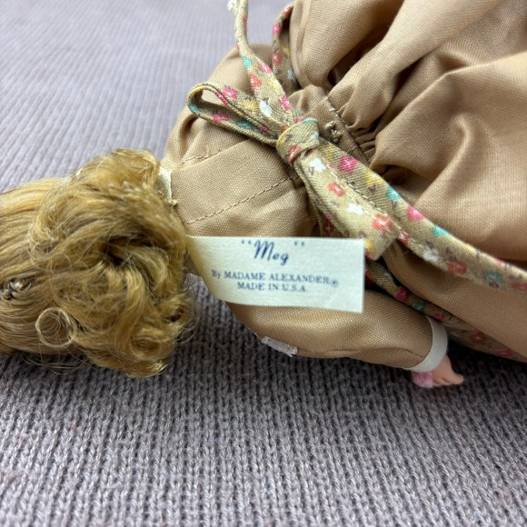 VTG Madame Alexander Little Women Meg March 8" Doll #408 Miniature Showcase - Picture 5 of 8